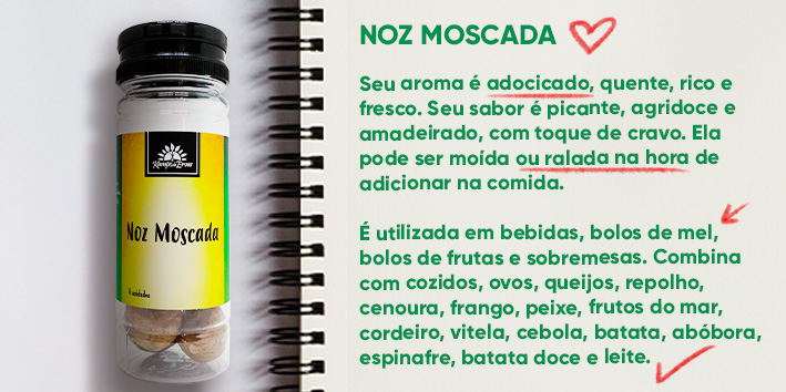 Sabores e saberes - Noz Moscada 2